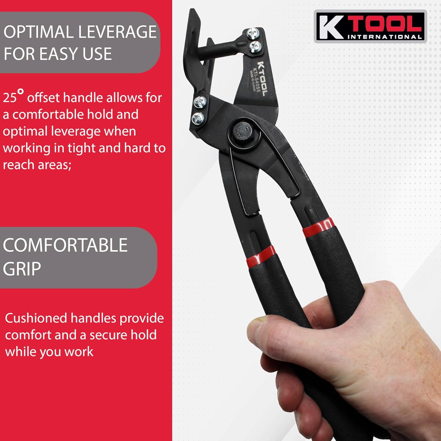 KTI KTI54055Alicates de escape con ojal