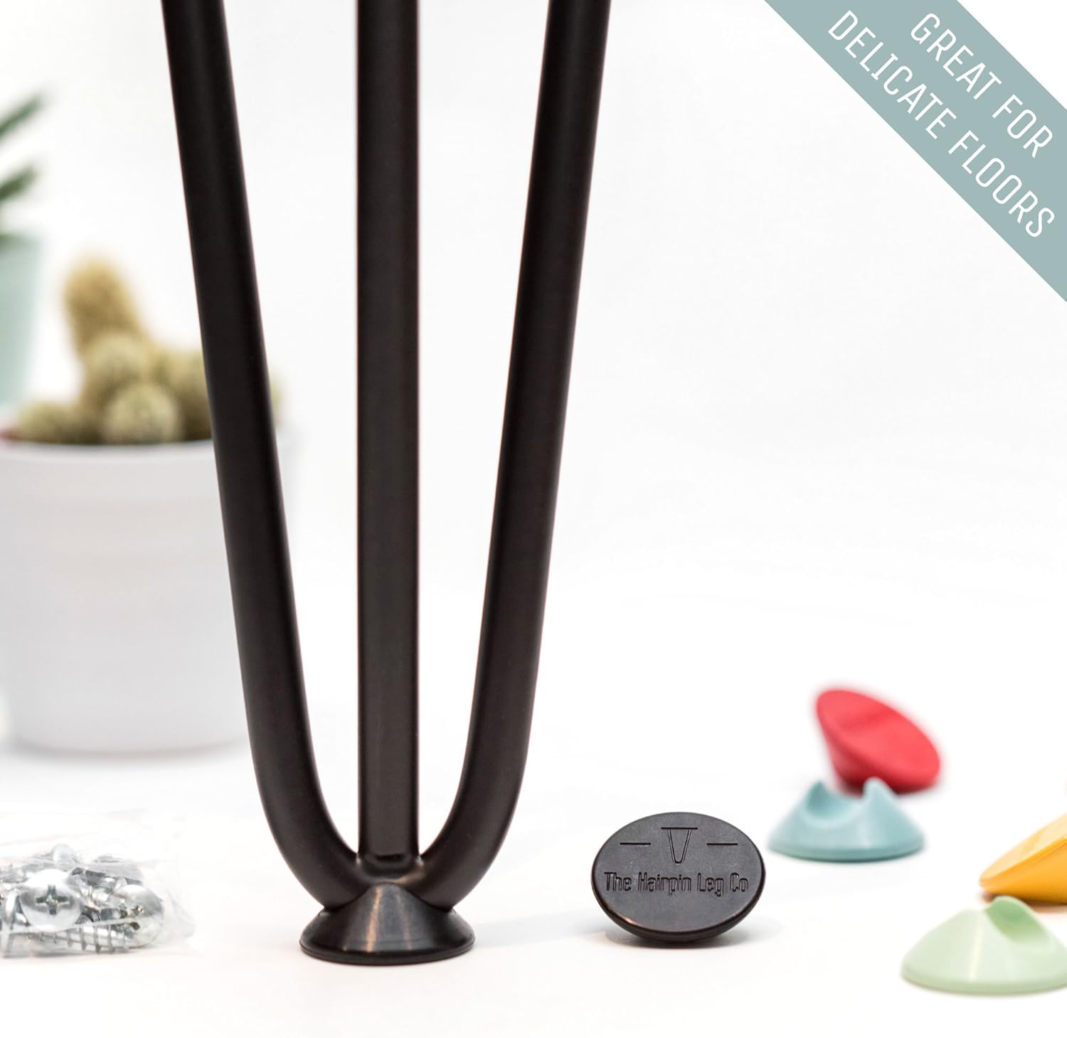 Patas para mesa tipo horquilla o hairpin (estilo resistente)