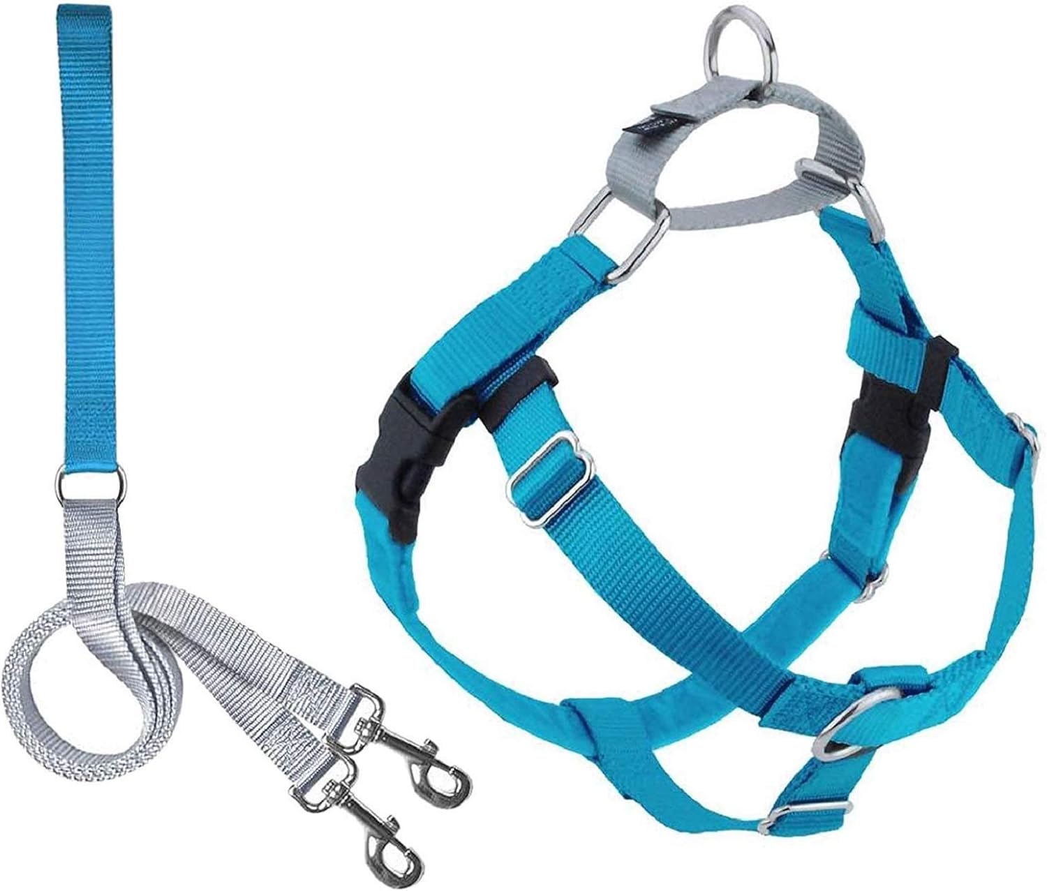 2 Hounds Design – Arnés para perro (libertad sin tirar), control ajustable, suave y cómodo para pasear perros fácilmente, para perros pequeños,