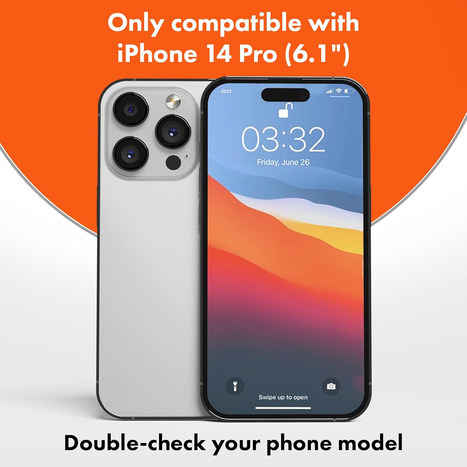 Slapback – Protector de pantalla de privacidad prémium para iPhone 14 Pro 2 unidades pantalla de 6.1 pulgadas vidrio templado de dureza 9H antiespía