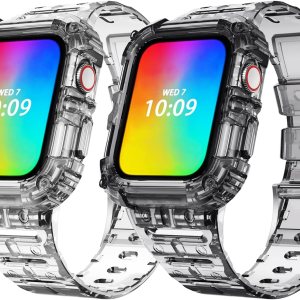 Paquete de 2 correas compatibles con Apple Watch de 1.496 pulgadas, 1.575 pulgadas, 1.614 pulgadas, 1.654 pulgadas, 1.732 pulgadas, 1.772 pulgadas, Paquete de 2 correas compatibles con Apple Watch de 1.496 pulgadas, 1.575 pulgadas, 1.614 pulgadas, 1.654 pulgadas, 1.732 pulgadas, 1.772 pulgadas,