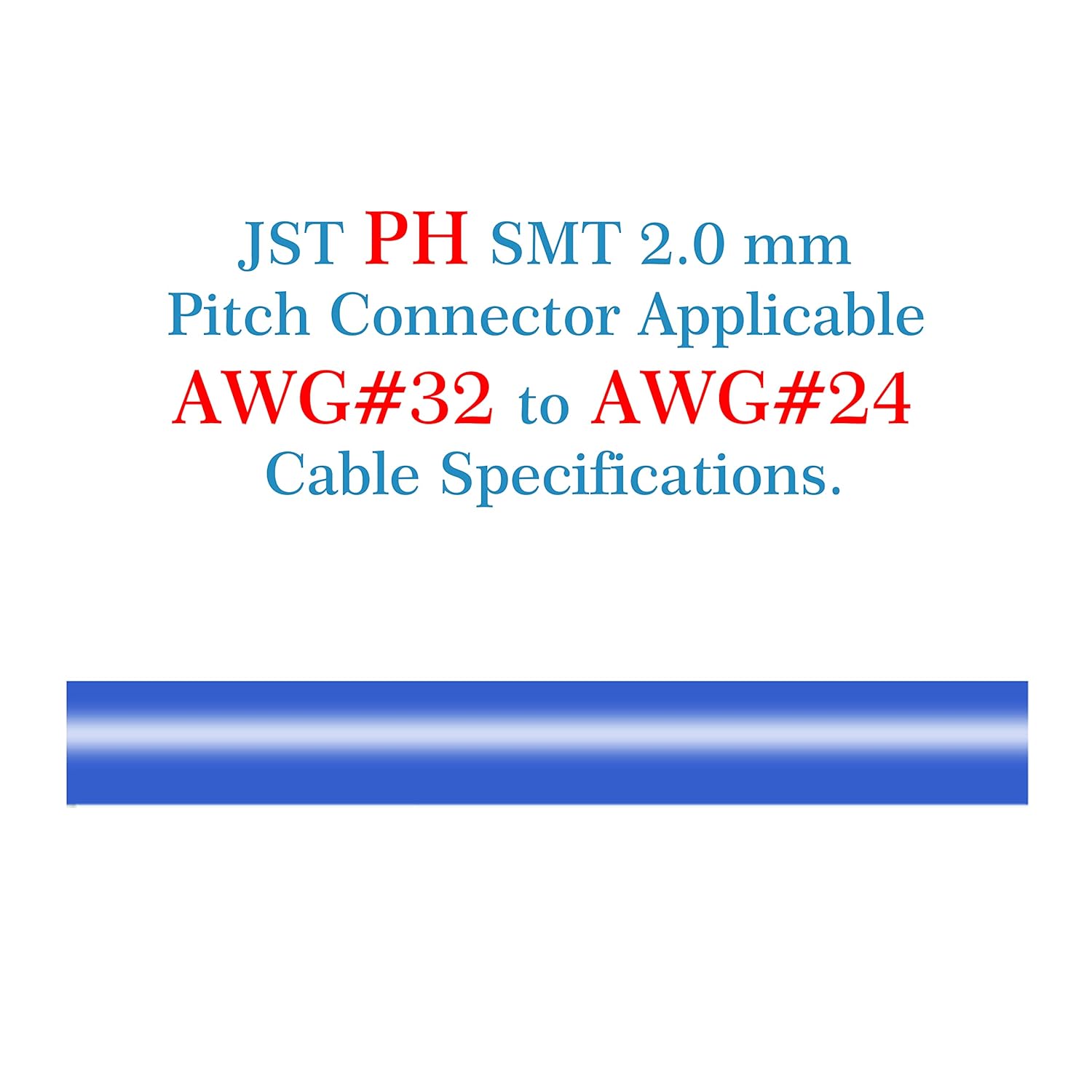 50 juegos200 piezas de 0.079 in de paso JST PH SMT 2-Pin IC Sockets & Plugs Adaptador Conector Macho y Hembra, Kit de DIP de crimpado. para cable de