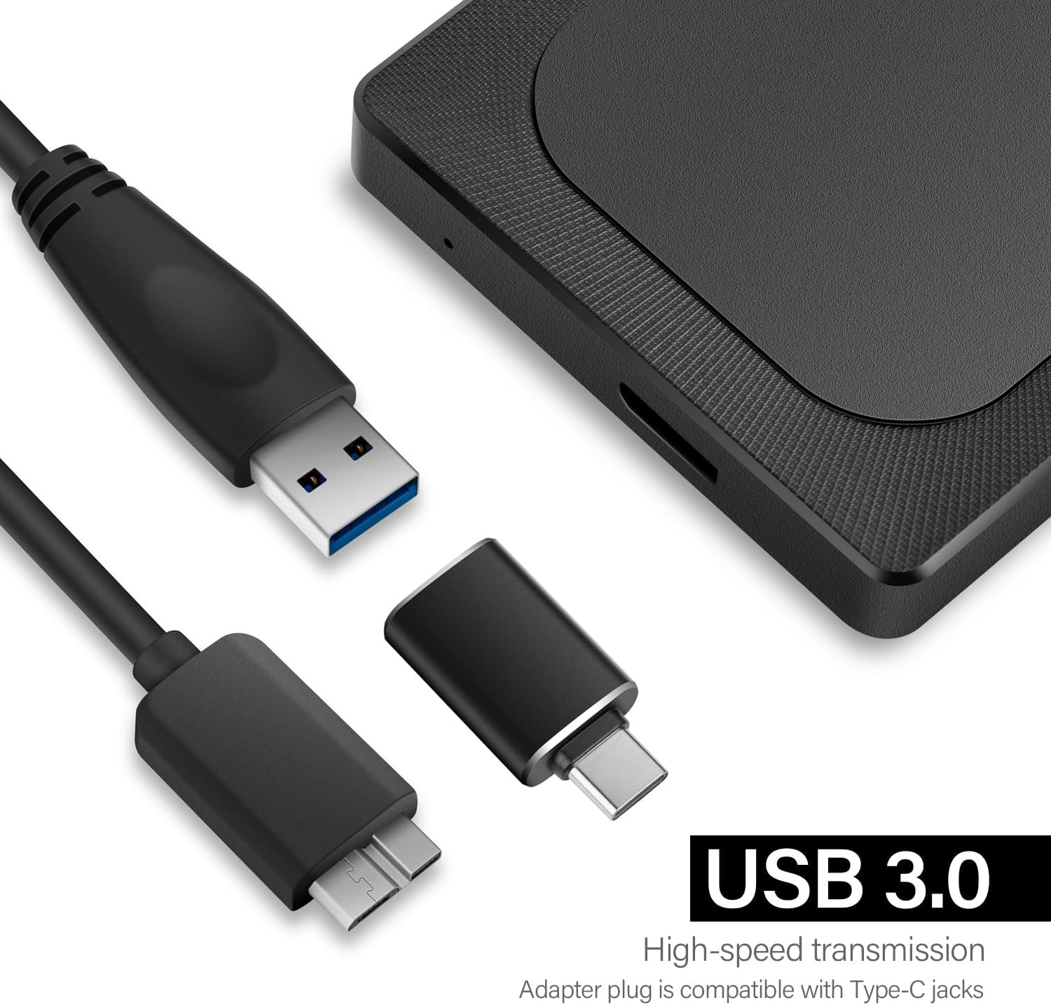 Aiolo Innovation Disco duro externo portátil ultradelgado de 320 GB HDD-USB 3.0 para PC, Mac, portátil, PS4, Xbox One, Xbox 360 Modelo A4