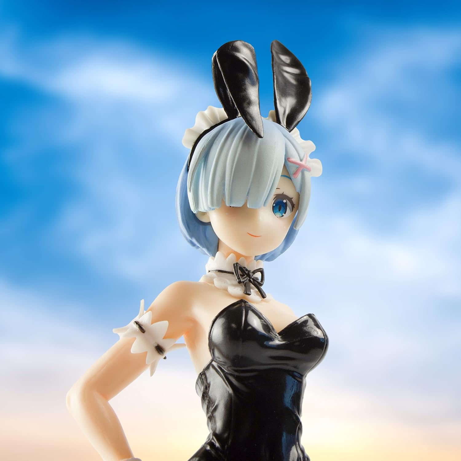 NINJAMO Re Zero Rem Black Bunny Suit Version – Figura decorativa coleccionable