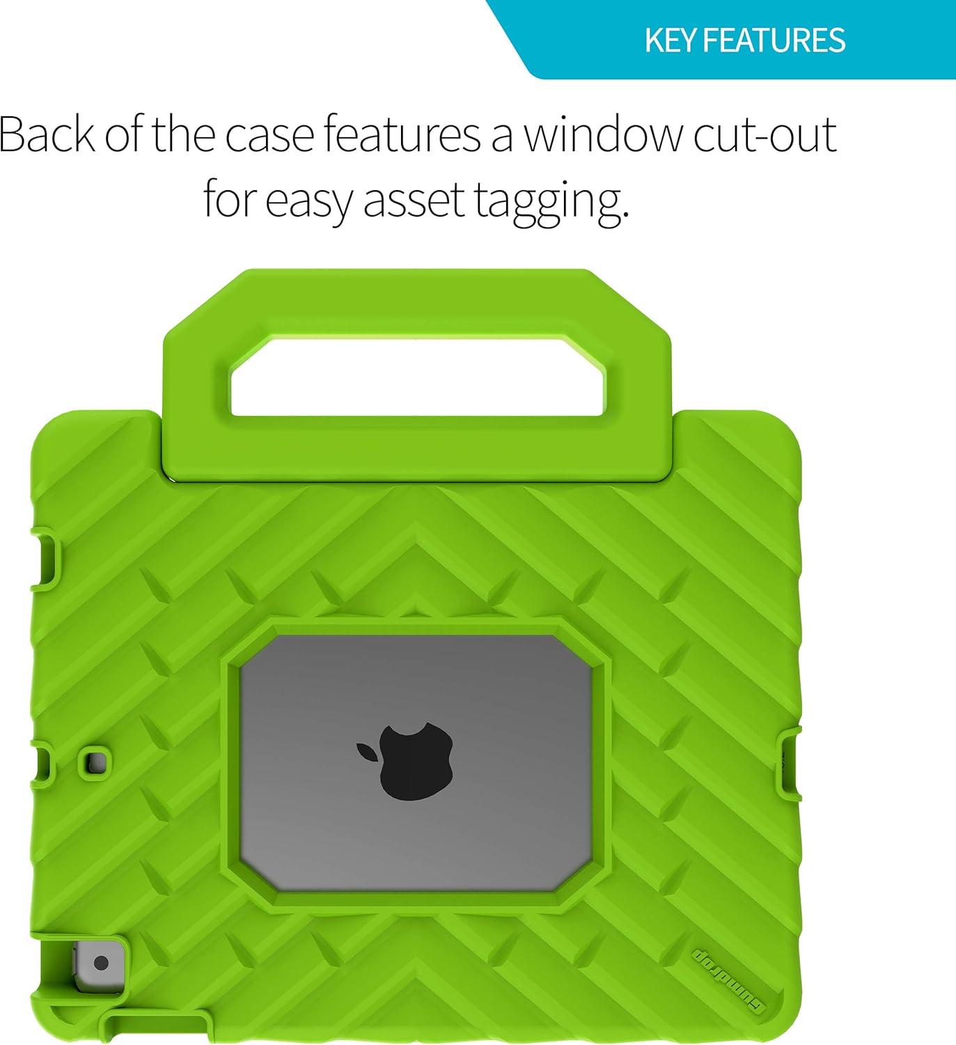 Gumdrop FoamTech – Funda para Apple iPad de 9  8  7 generación (10.2 pulgadas) diseñada para estudiantes K-12, profesores y aulas, resistentes a