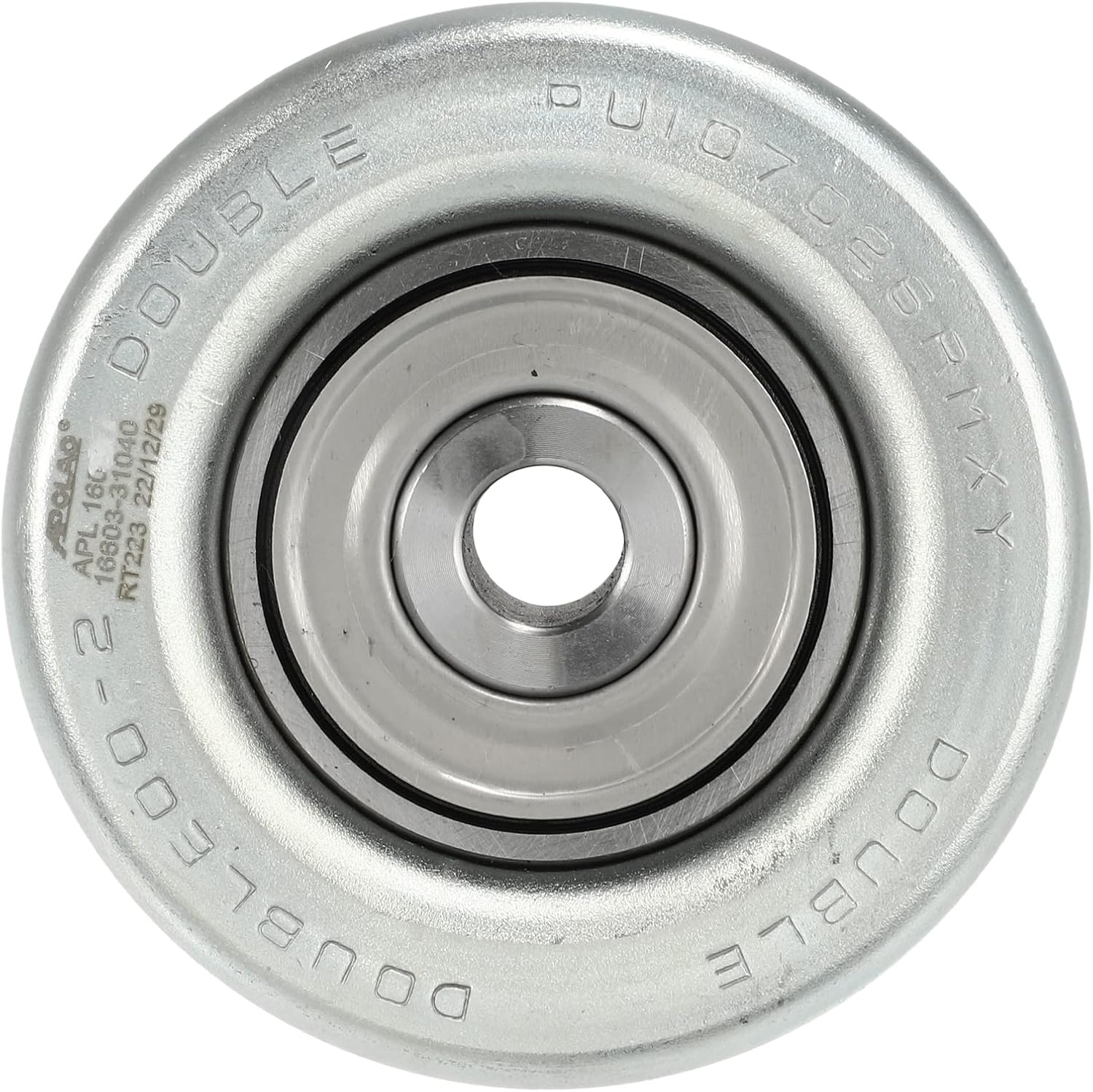 X AUTOHAUX 166030E010 166030P010 Polea guía de desviación de polea tensora para Toyota 4Runner 2009-2023 para Toyota FJ Cruiser Tacoma