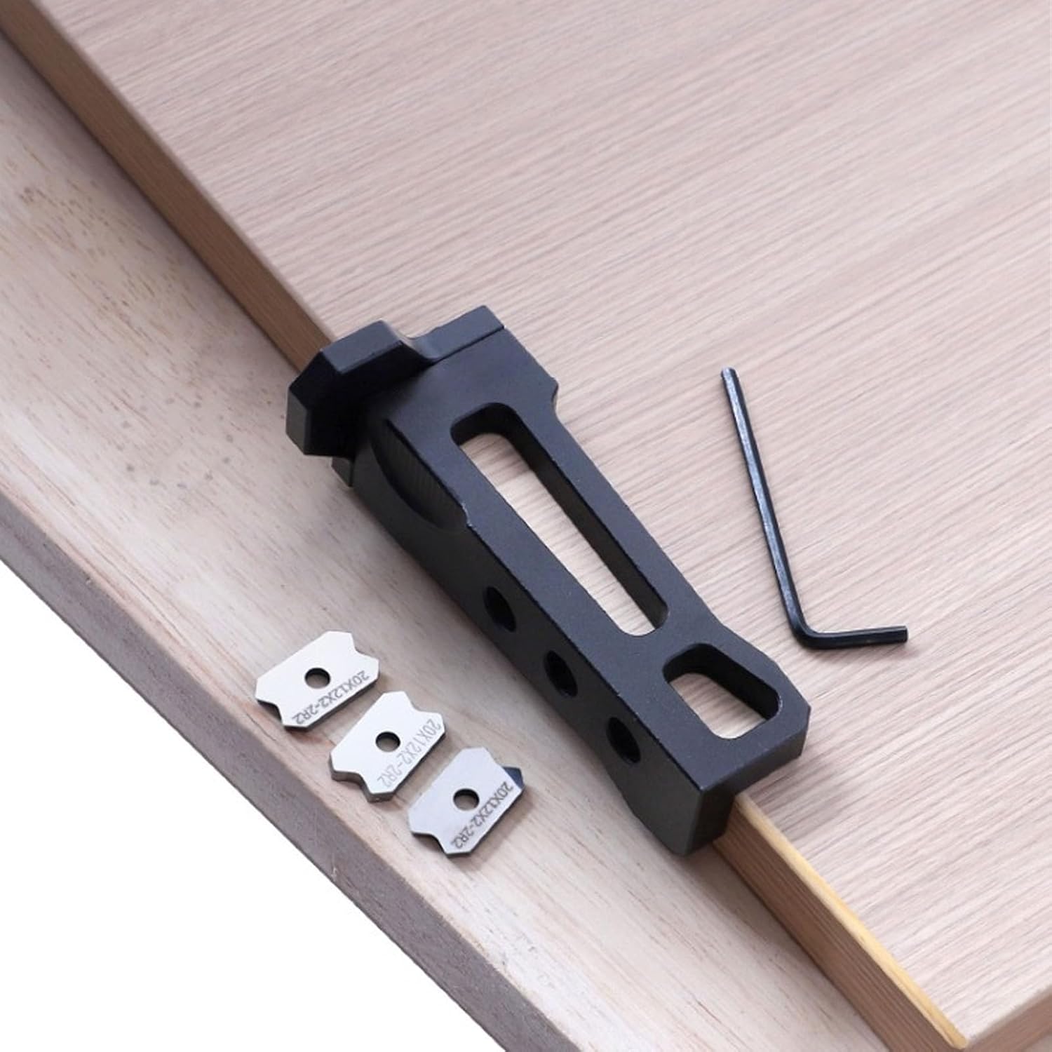 Fydun 2 unids chaflán plano de aleación de aluminio recortadora de borde esquina bandas de borde rápido chaflán herramienta raspador perfecto para