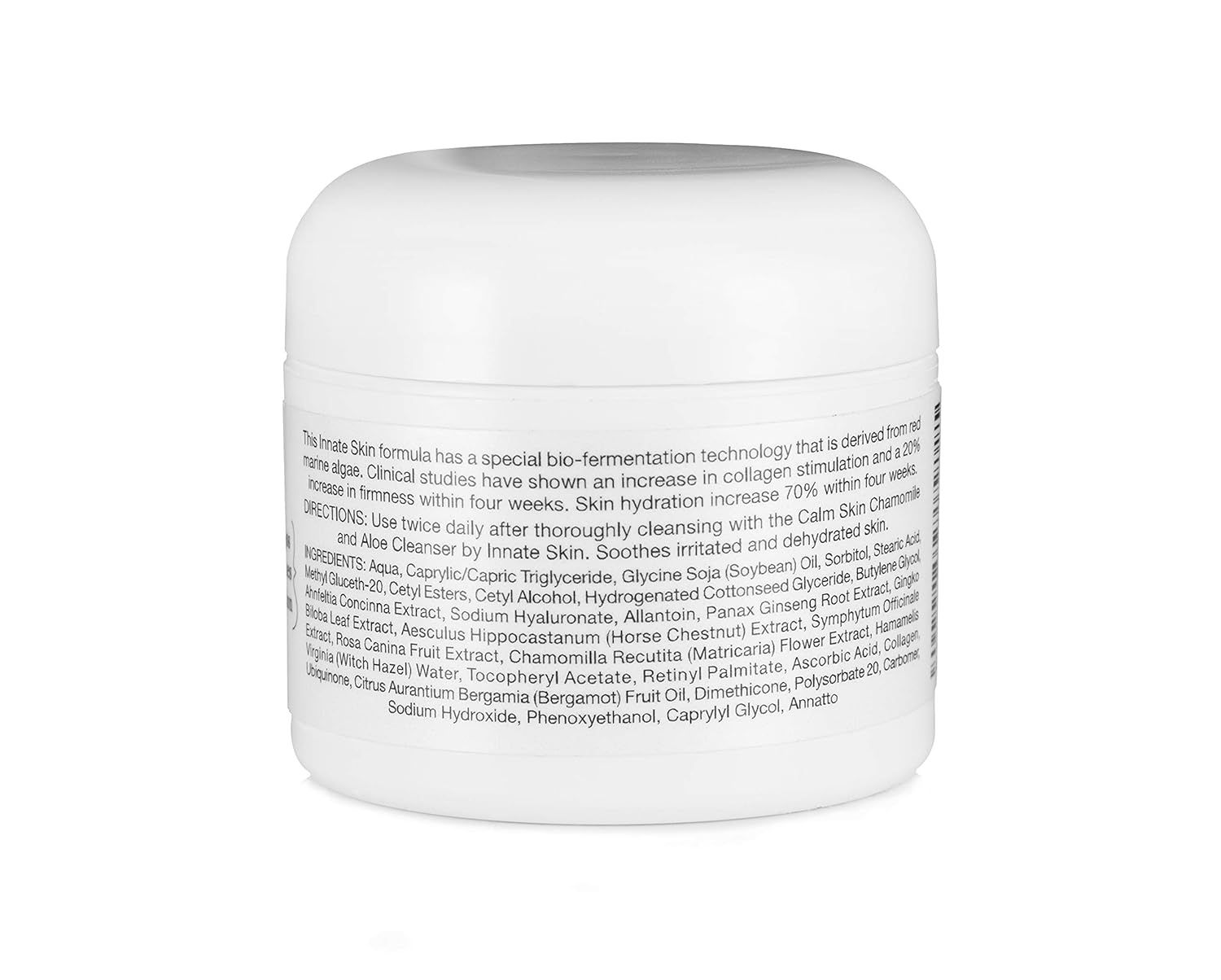 Crema hidratante Calm Skin Miracle con colágeno, ácido hialurónico y algas marinas de Innate Skin 2oz loción hidratante facial