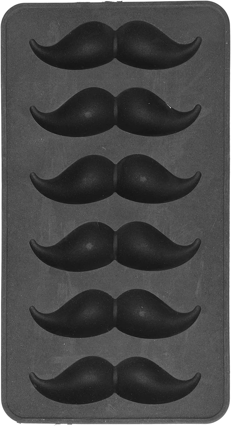 Moldes de silicona para el hogar, moldes de silicona para el hogar, moldes de hielo en forma de bigote, moldeo de verano negro, molde para moldes