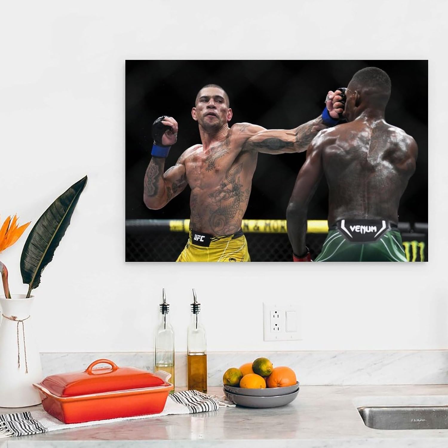 EsEntL Alex Pereira – Póster de estrella luchadora para decoración del hogar, arte de pared, impresión para dormitorio, pinturas decorativas para