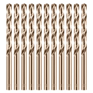 Juego de brocas de cobalto, brocas M35 Twist HSS de vástago recto, brocas de acero de alta velocidad de 0.079 pulgadas para perforar en metal duro, Juego de brocas de cobalto, brocas M35 Twist HSS de vástago recto, brocas de acero de alta velocidad de 0.079 pulgadas para perforar en metal duro,