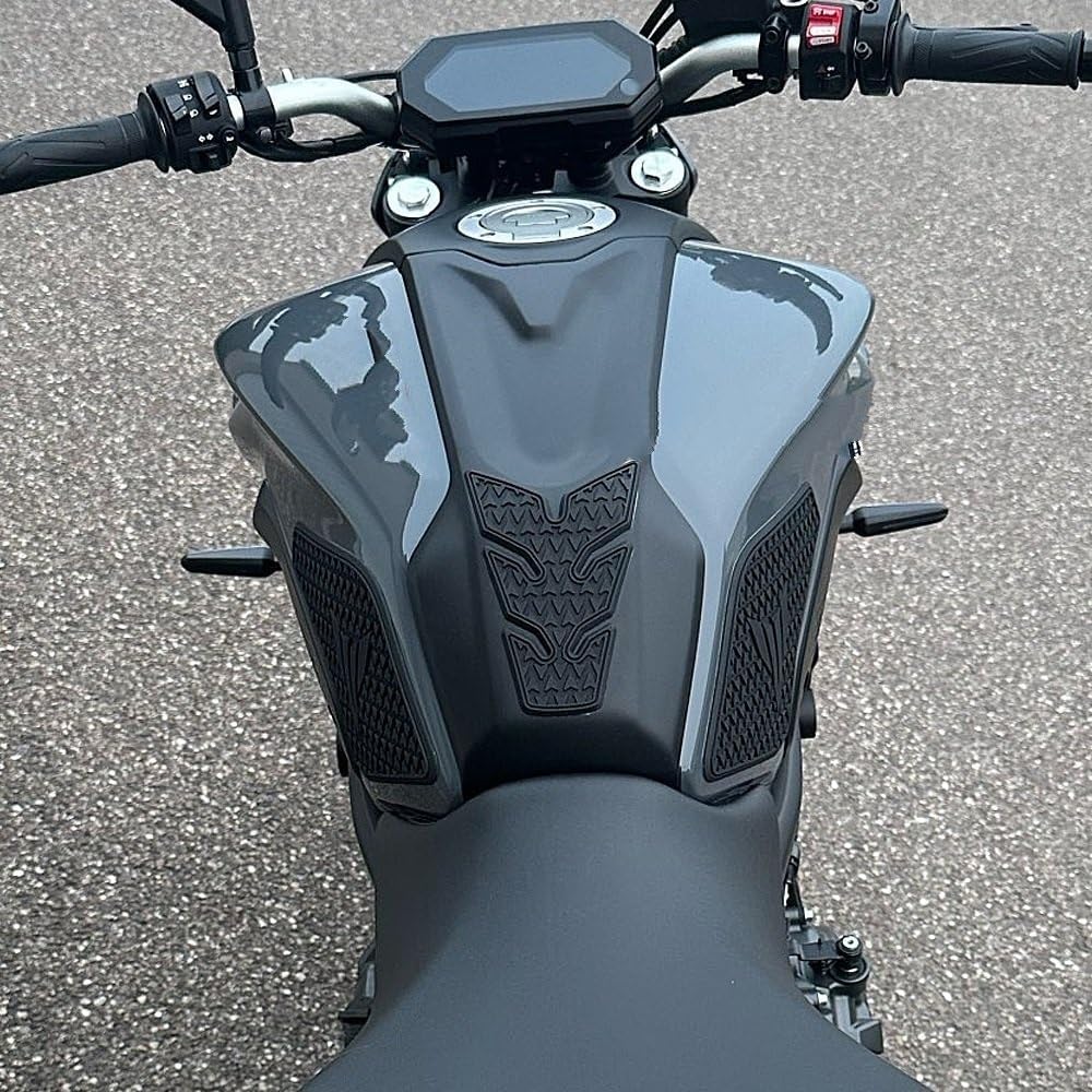 Adhesivo para tanque de combustible para motocicleta, antideslizante, para tanque de combustible, impermeable, adhesivo de goma para Y&AMAHA MT-07
