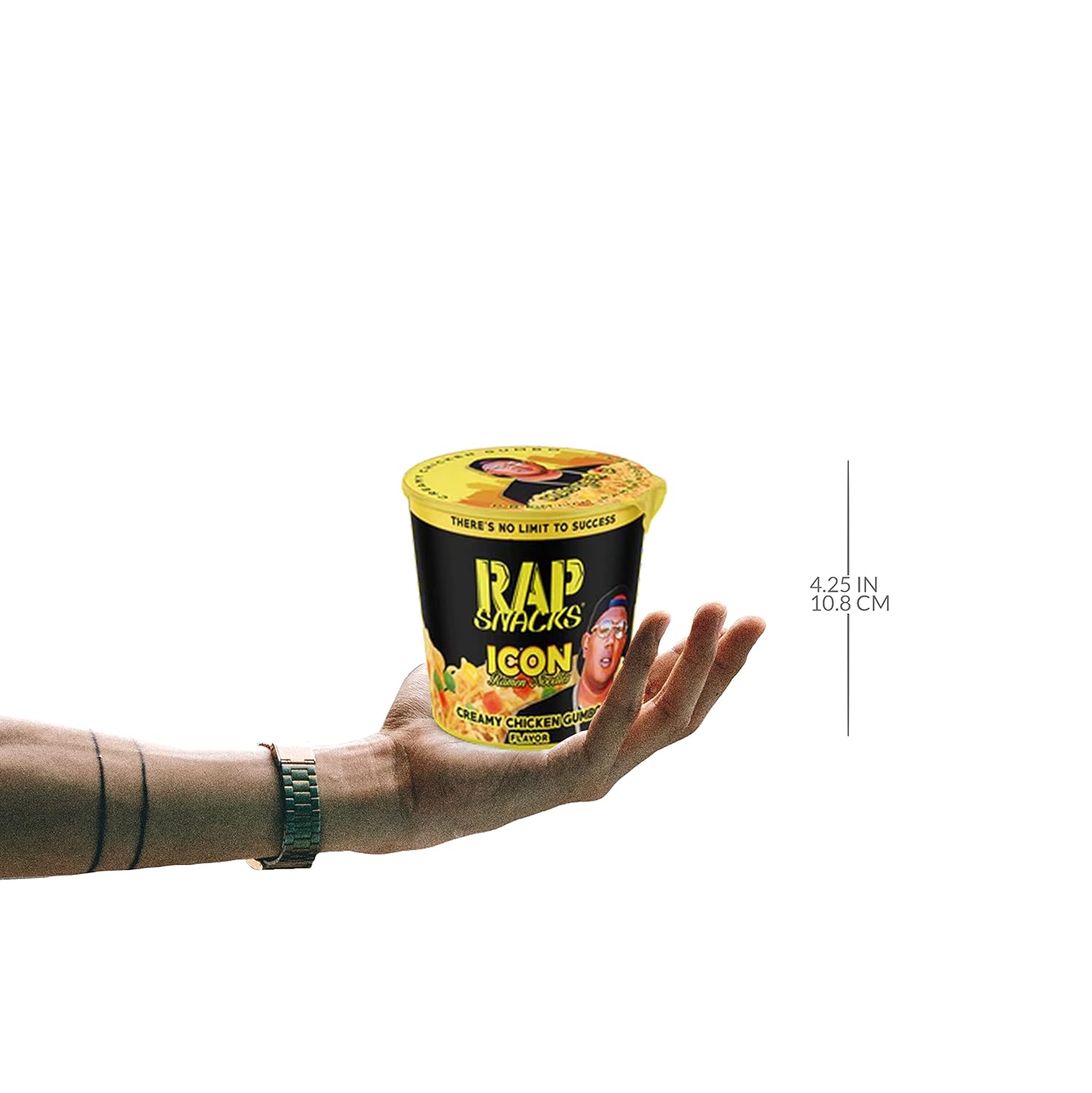 Rap Snacks Creamy Chicken Gumbo ICON Ramen Fideos Master P-Pack de 12