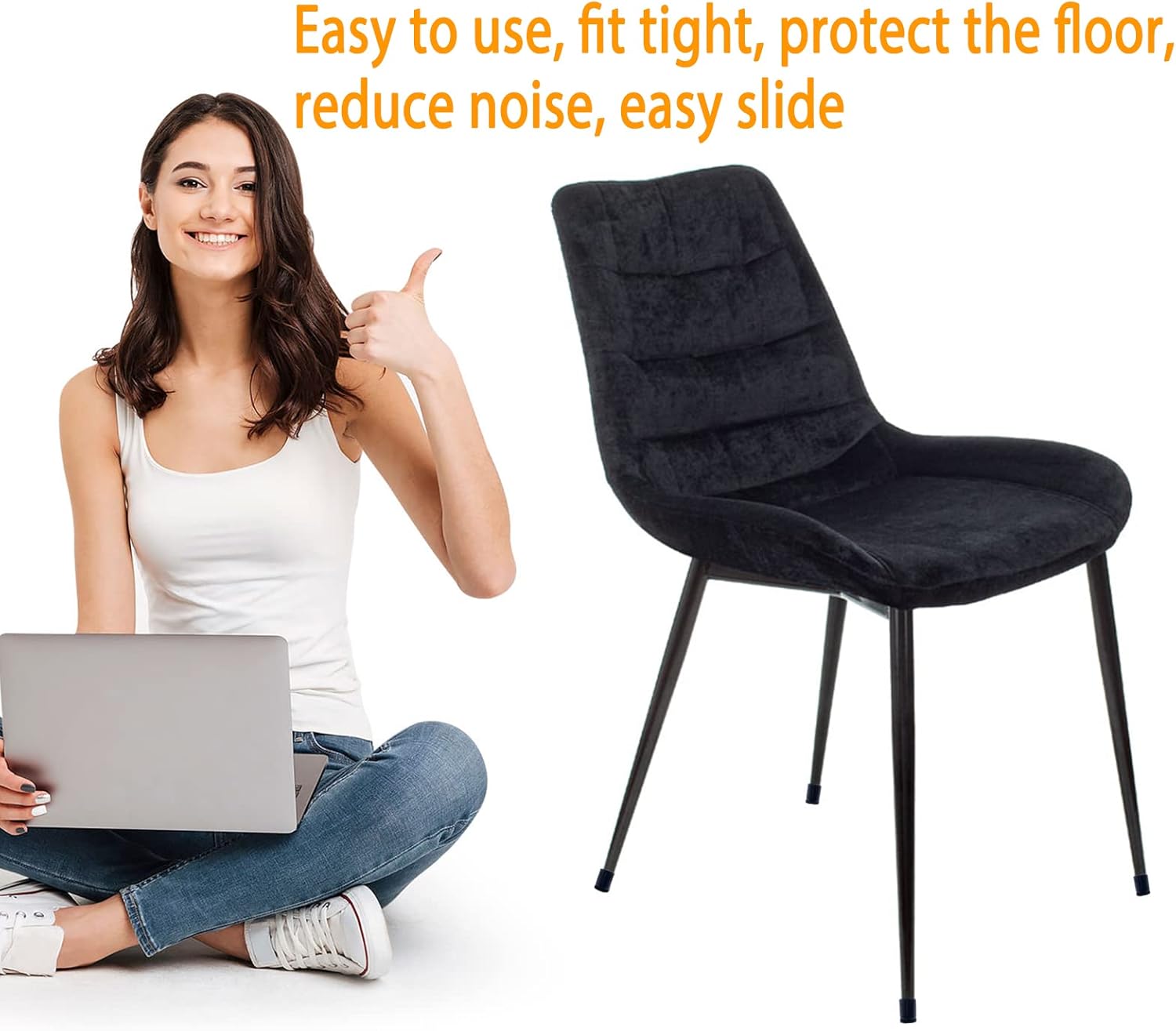 Protectores de suelo para patas de silla con fieltro, fundas para patas de silla, almohadillas de fieltro para muebles, protectores de suelo para