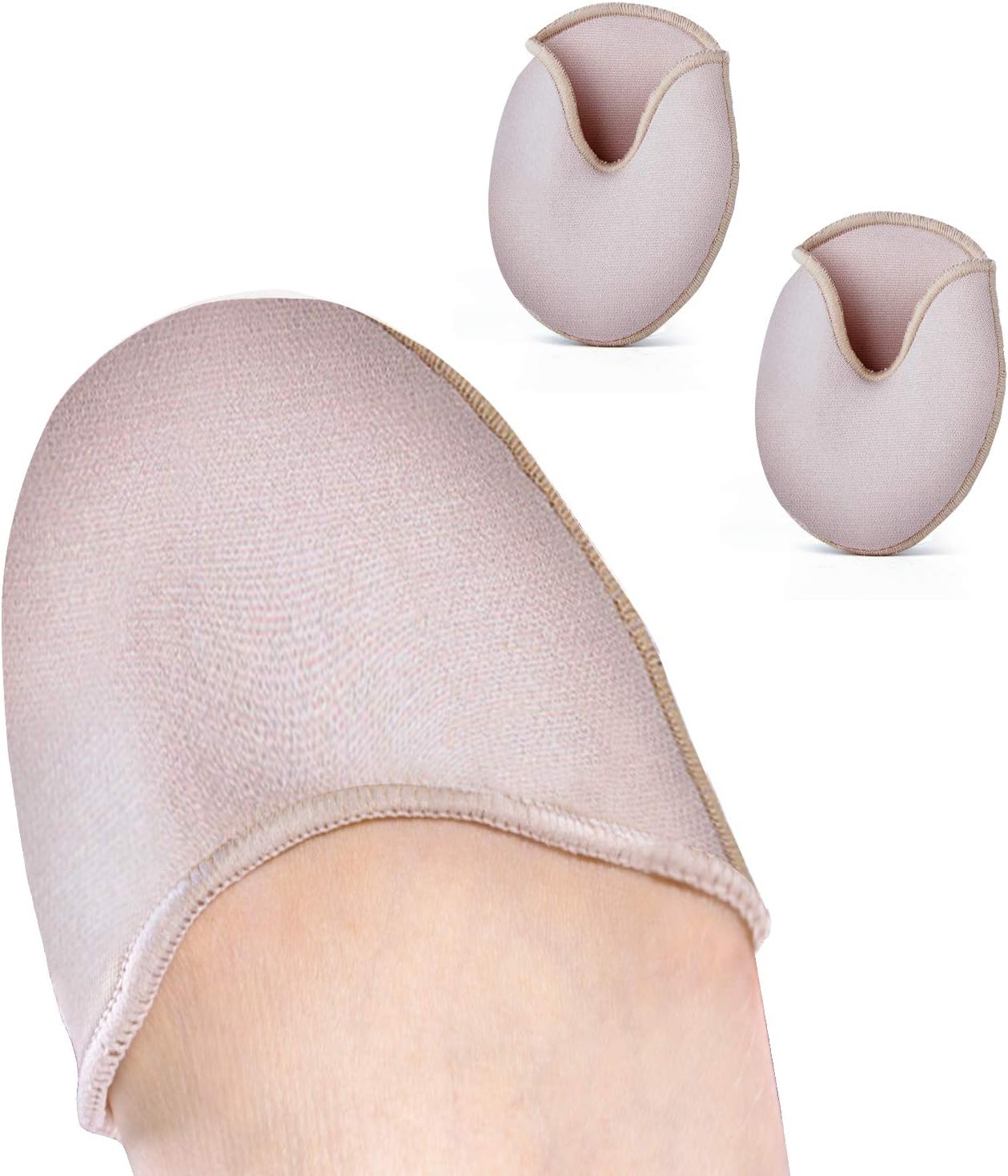 Povihome Almohadillas para proteger los dedos de los pies, cubierta de gel para los dedos de las mujeres 5-7 para talón, ballet, zapatos de punta, 1
