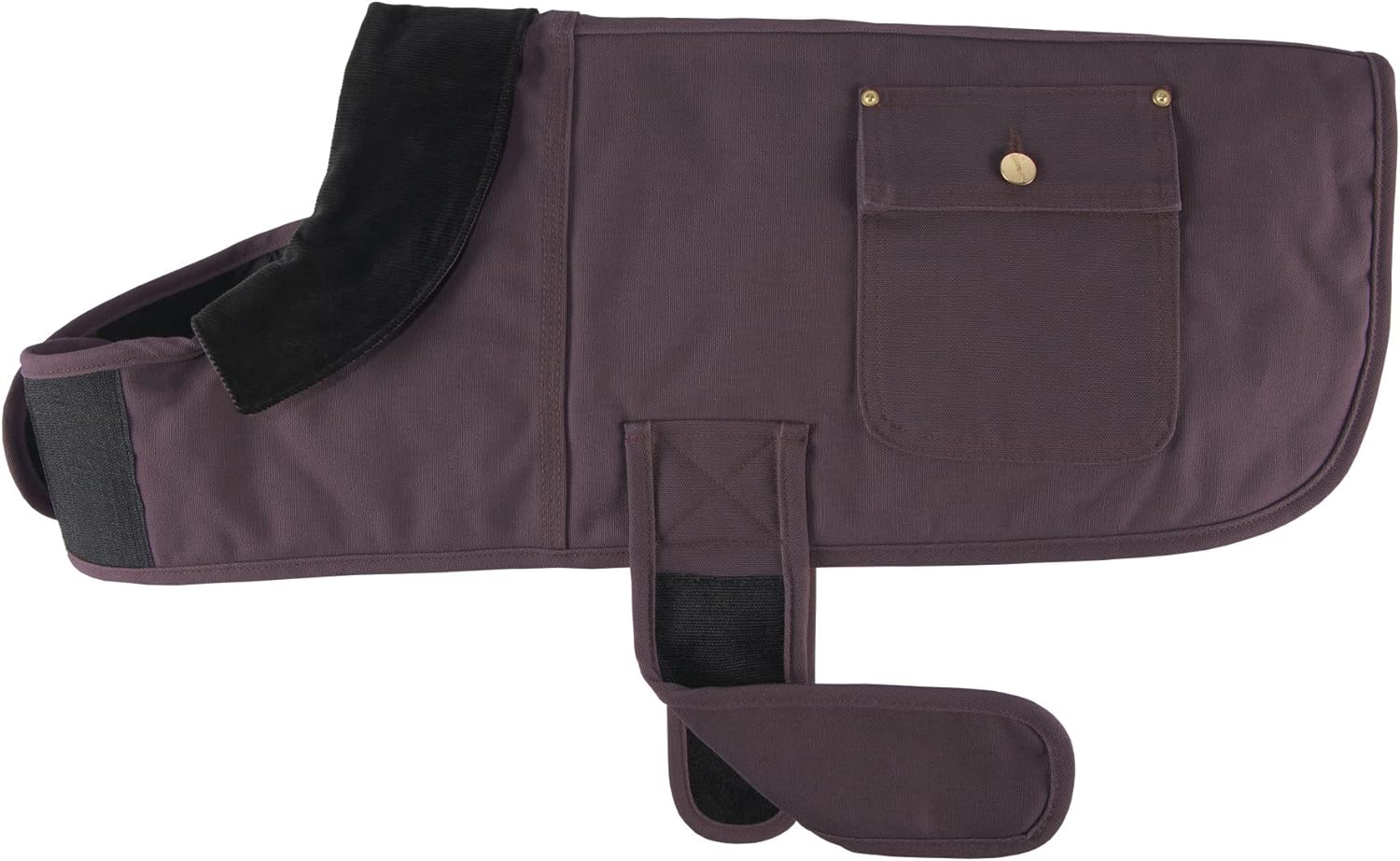 Carhartt Abrigo de perro aislado de pato firme, vino profundo, grande