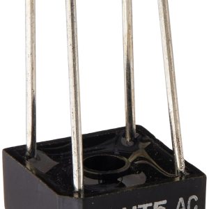 NTE Electronics NTE5314 Rectificador de puente monofásico de onda completa, 8 amperios, voltaje inverso máximo recurrente de 400 V NTE Electronics NTE5314 Rectificador de puente monofásico de onda completa, 8 amperios, voltaje inverso máximo recurrente de 400 V