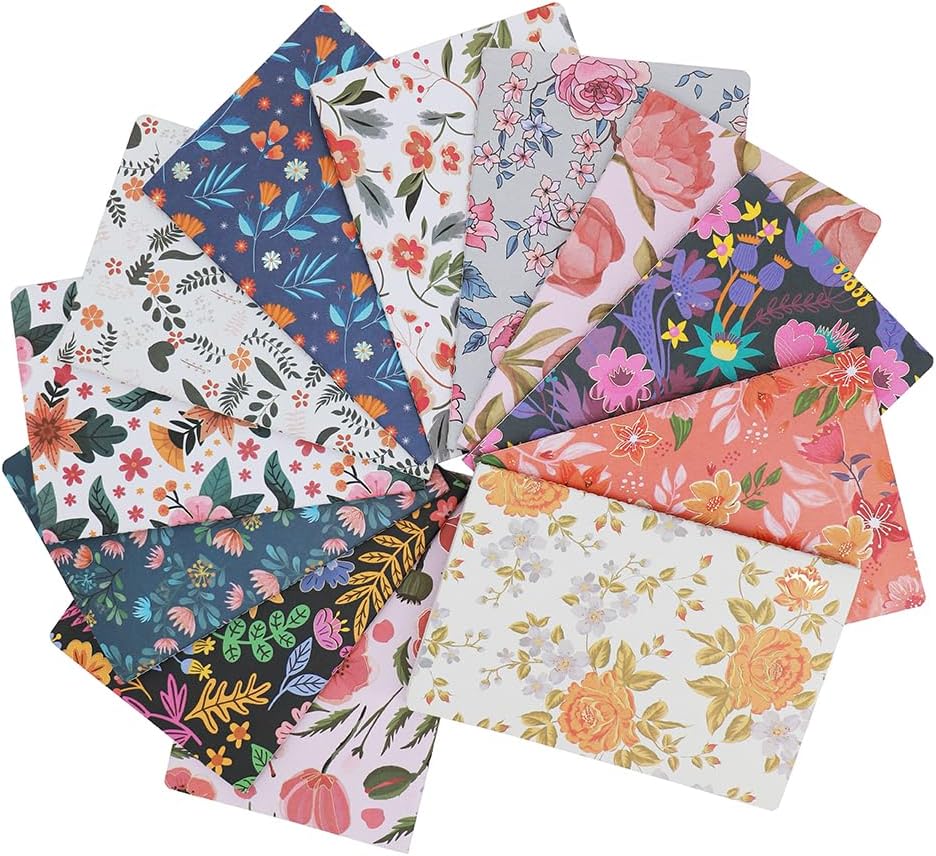 Paquete de diarios para escribir cuadernos A5 a granel, libro de bocetos, paquete de 12 con 60 páginas en blanco, 30 hojas y cubierta en relieve en
