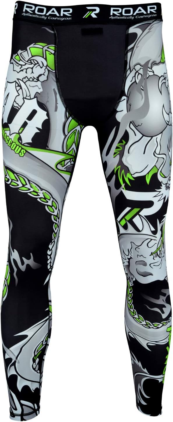 Roar MMA – Pantalones de compresión para entrenamiento de gimnasio