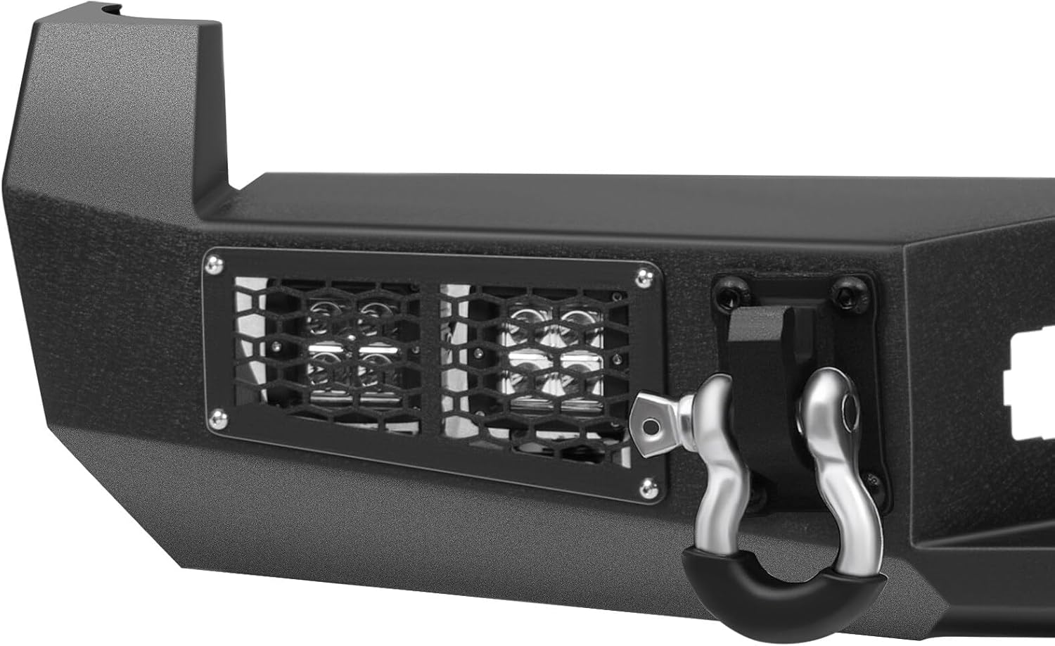 FINDAUTO Combo de parachoques delantero y trasero para Toyota Tacoma 2005-2015 para Toyota Tacoma mejorado con textura negra Rock Crawler
