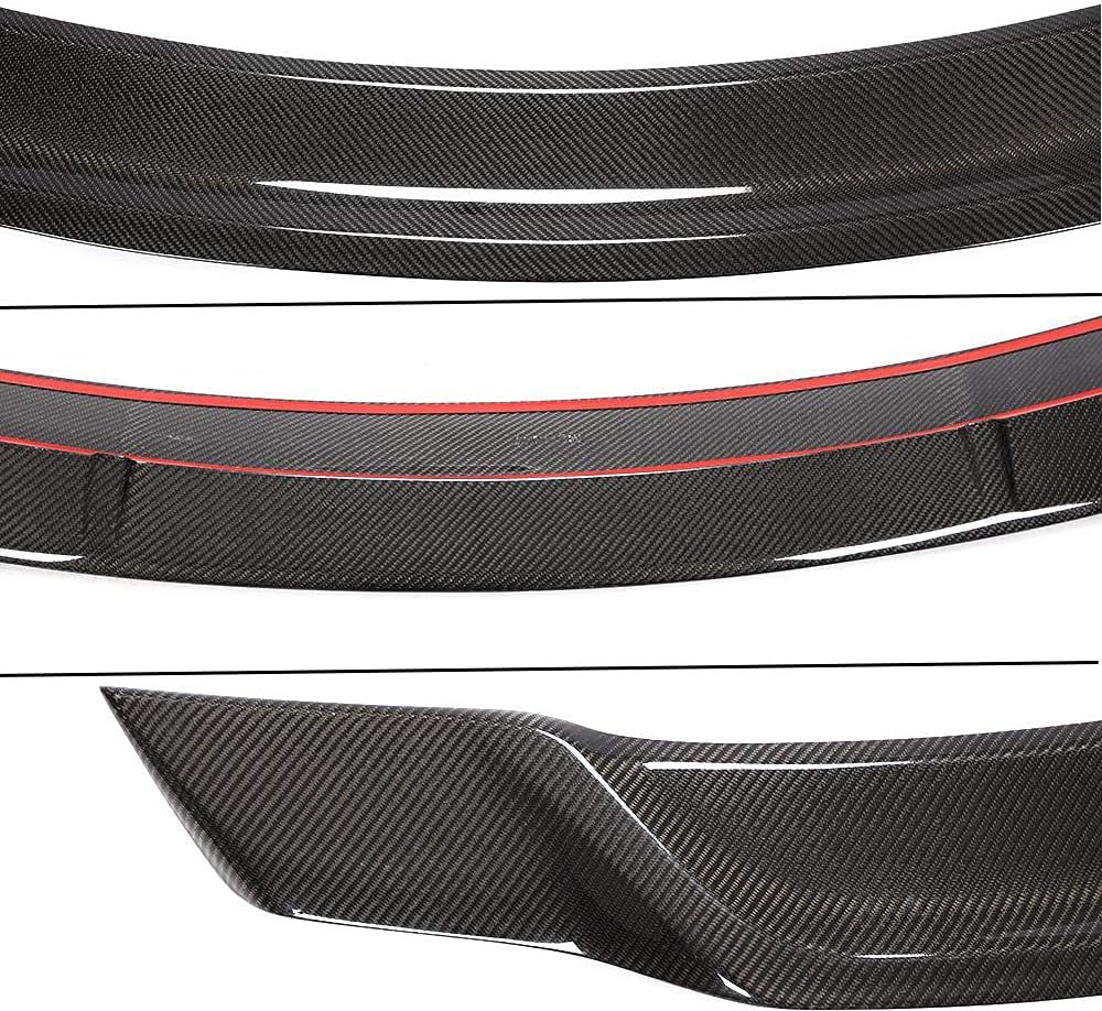 Alerón de tronco de fibra de carbono real para Mercedes Benz SLK clase convertible 2010-2016 salida de fábrica SLK Clase R172 SLK200 SLK250 SLK300