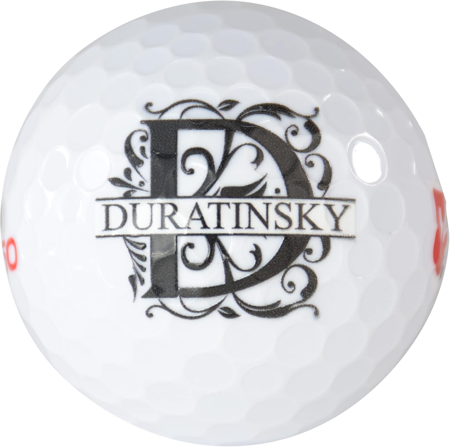 Pelotas de golf personalizadas, manga de 3 pelotas de golf Wilson Staff Elite, diseños monogramados personalizados añaden tu nombre e iniciales