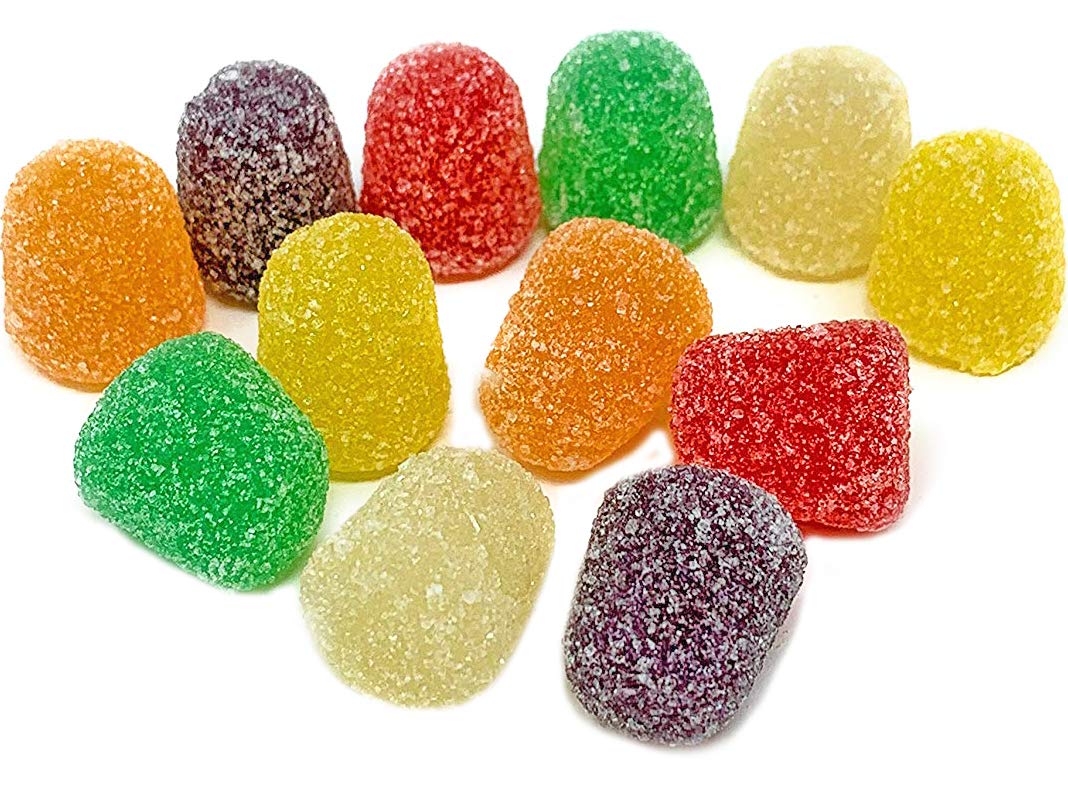 Spice Drops Candy Gumdrops a la antigua jalea caramelo bolsa de 1 libra