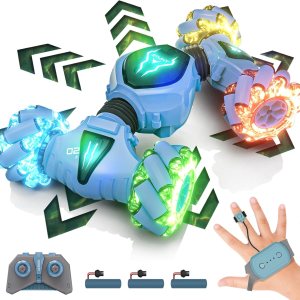 Tecnock Coche de control remoto para niños y niñas, 2.4 GHz 4WD con detección de gestos RC Stunt Car Toys  360 giratorio doble cara controlado a Tecnock Coche de control remoto para niños y niñas, 2.4 GHz 4WD con detección de gestos RC Stunt Car Toys  360 giratorio doble cara controlado a