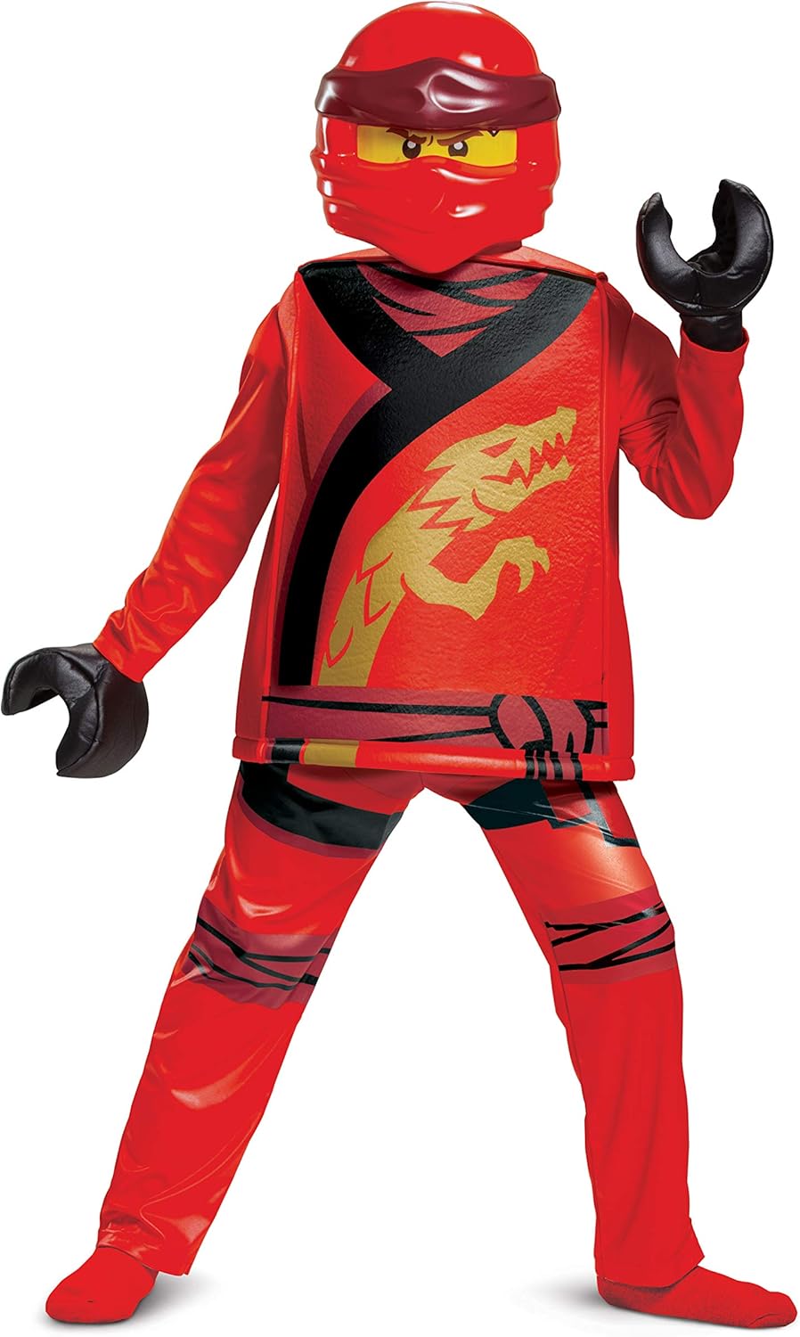 Disfraz de Kai para niños, Lego Ninjago Legacy de lujo