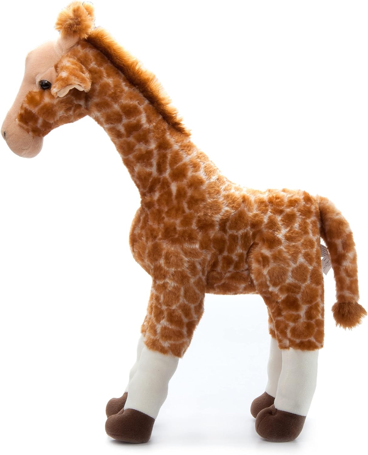 The Petting Zoo Jirafa de peluche de pie, regalos para niños, animales salvajes del zoológico Onez, juguete de peluche de jirafa gigante de pie, 24