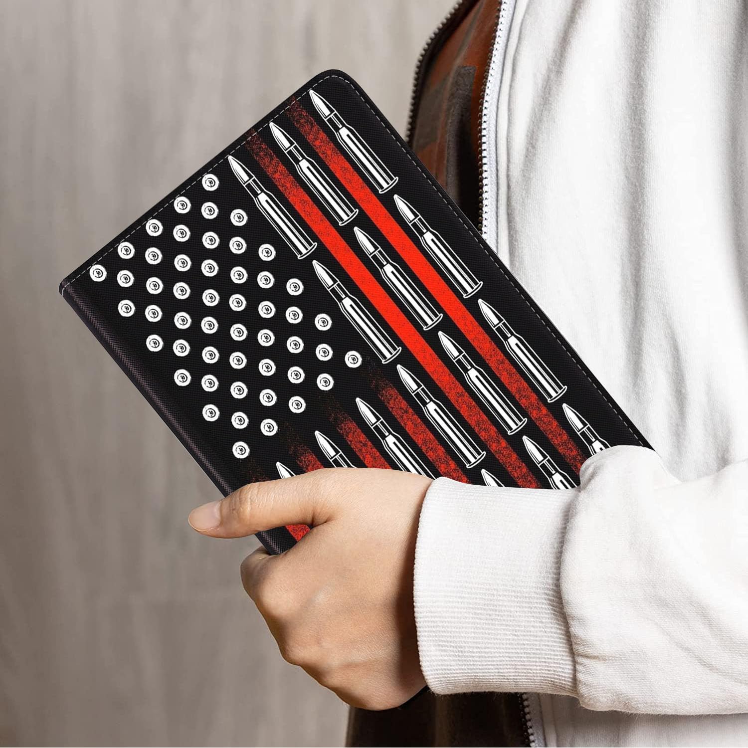 ZXHSBROK Funda para iPad de 10 generación 2022 de 10.9 pulgadas, funda delgada de piel sintética plegable con función de reposoencendido automático
