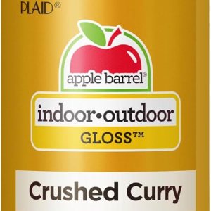 Apple Barrel – Pintura acrílica con acabado brillante para hacer manualidades, 2 onzas, color amarillo (Crushed Curry) Apple Barrel – Pintura acrílica con acabado brillante para hacer manualidades, 2 onzas, color amarillo (Crushed Curry)