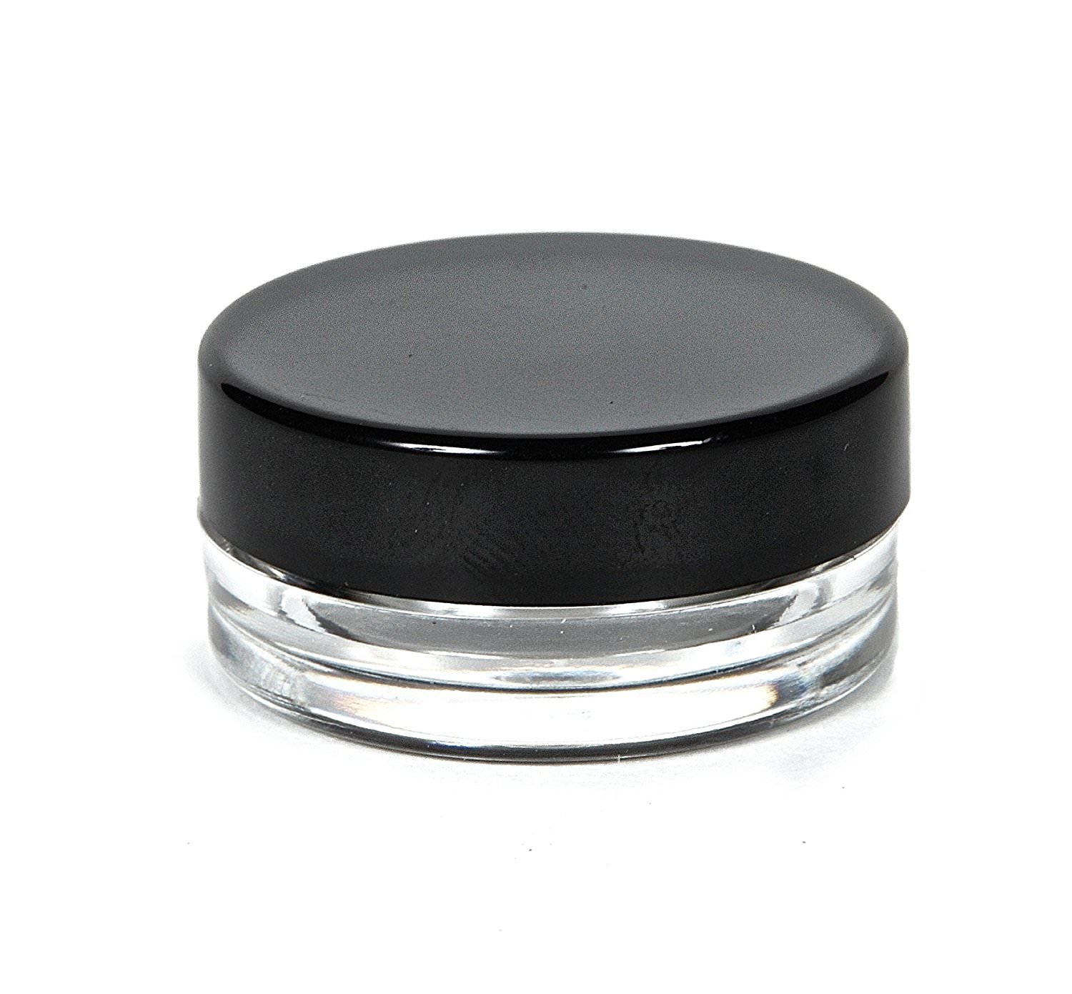 La Tartelette Juego de 20 recipientes de cosméticos redondos de 0.11 onzas (0.11 oz), juego de tarros de viaje transparentes vacíos con tapa para