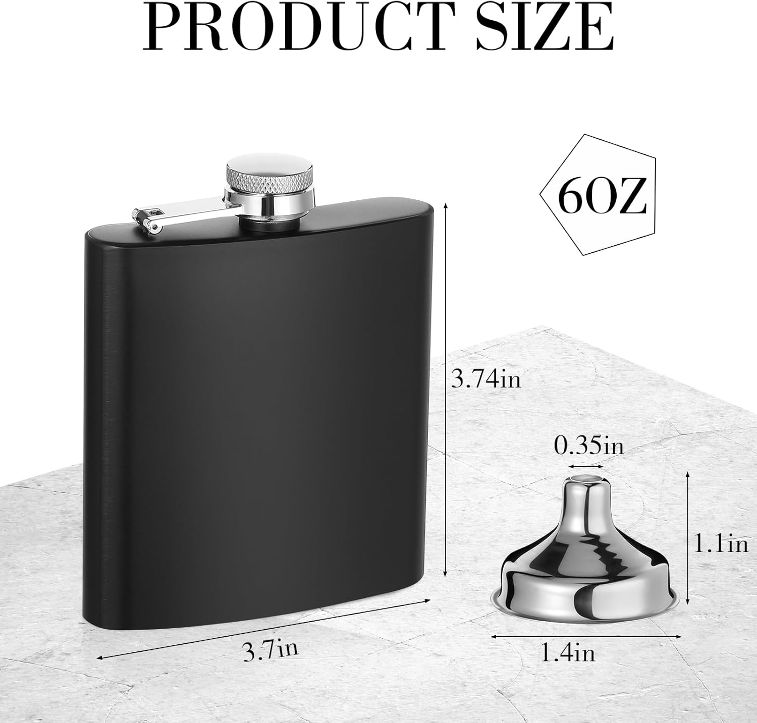 Juego de 30 frascos de cadera de acero inoxidable con embudo de metal a prueba de fugas, para whisky, para hombres y mujeres, dama de honor,