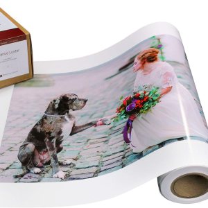 Vibrance Luster – Papel para impresora fotográfica, 8.99 ozm, acabado brillante, rollo de papel fotográfico prémium con núcleo de 3 pulgadas, 60 Vibrance Luster – Papel para impresora fotográfica, 8.99 ozm, acabado brillante, rollo de papel fotográfico prémium con núcleo de 3 pulgadas, 60