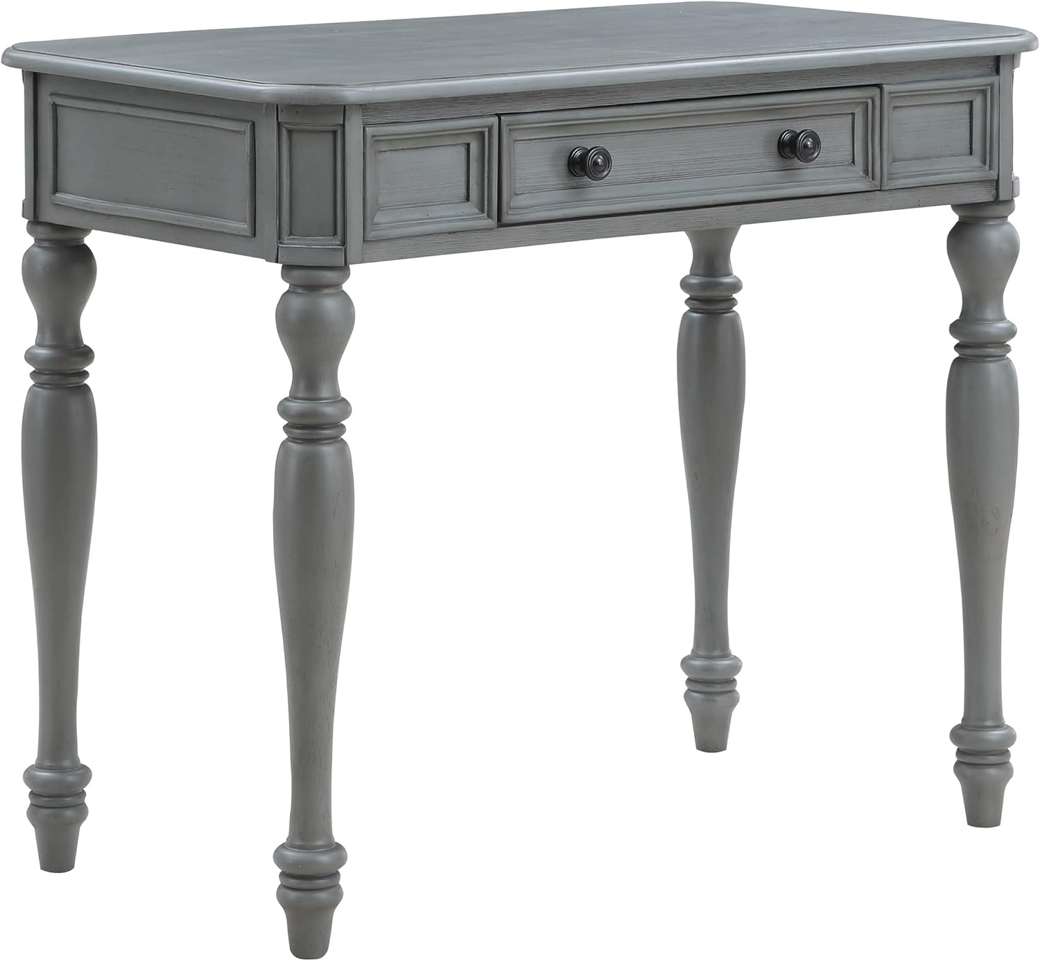 OSP Home Furnishings Country Meadows – Escritorio de 36 pulgadas con cajón, color gris plantación
