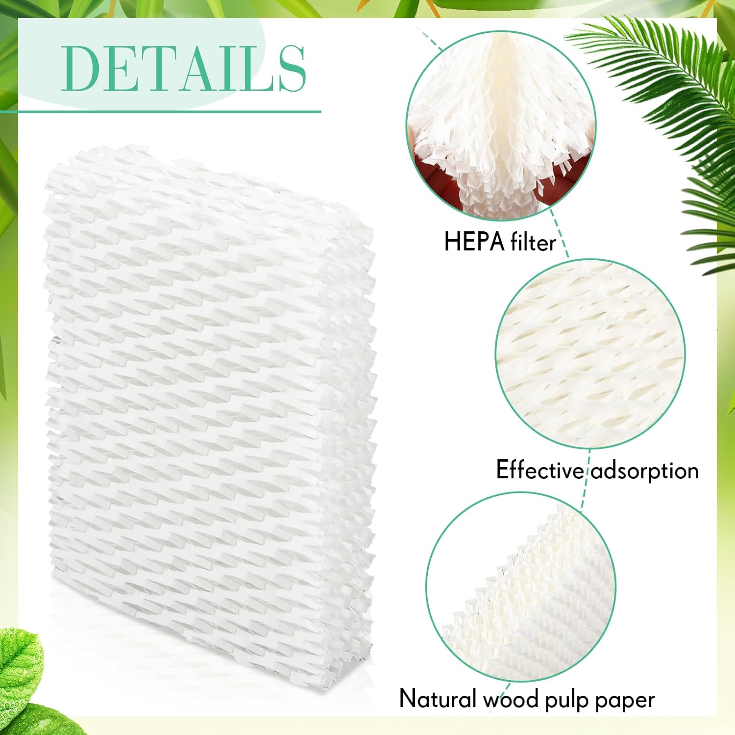 Timgle Filtro humidificador de repuesto compatible con Relion WF813 RCM-832 ProCare PCWF-813 PCCM-840 EQWF-813 Reemplazo de fábrica Humidificadores