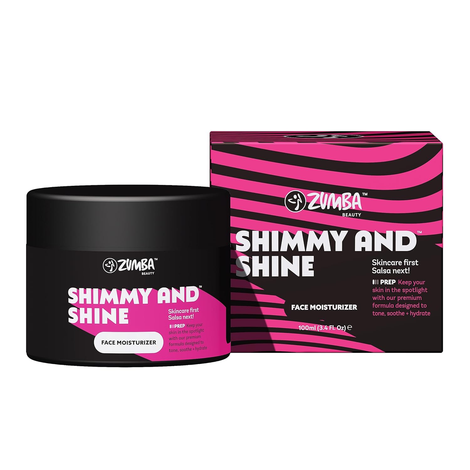 Zumba – Hidratante facial  Hidratante facial tonificante e hidratante con vitamina E, ácido hialurónico, aceite de rosa mosqueta, refuerzo de