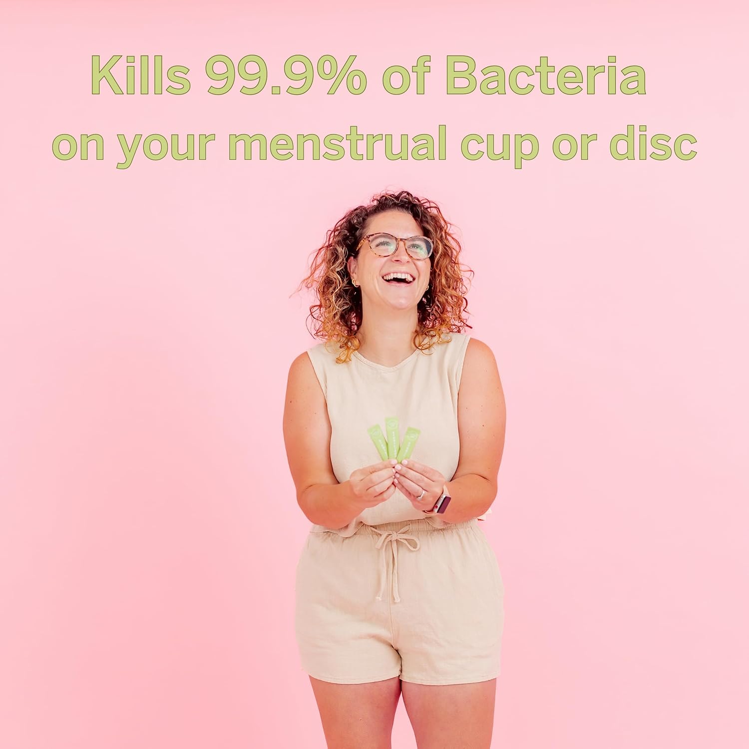 Pixie Cup Esterilizador de copa menstrual de polvo, esterilizador de disco menstrual + mata el 99.9% de los gérmenes con limpiador de vasos de