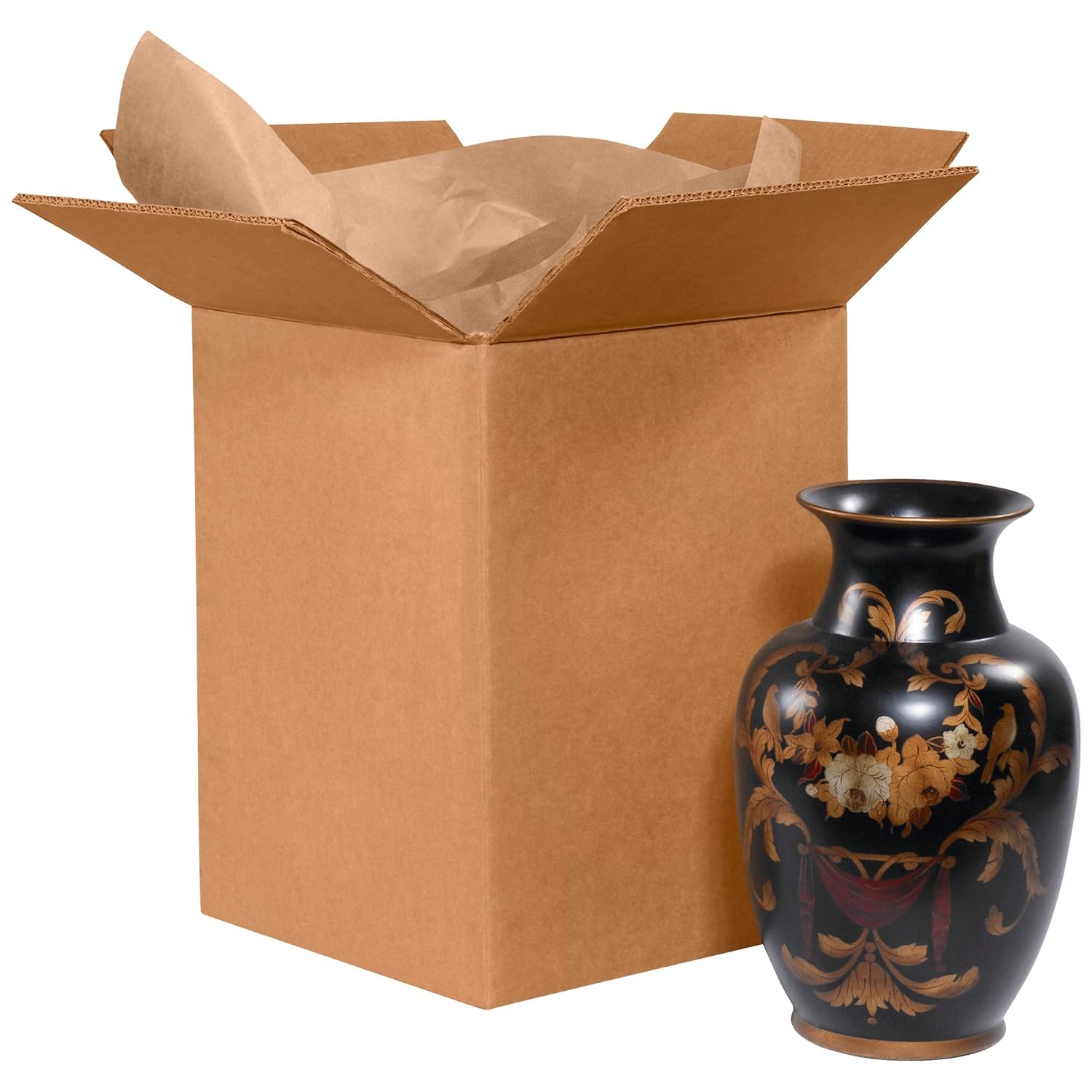 Top Pack Supply Hojas de papel Kraft, 40#, 18″ x 18″, Kraft (paquete de 1600)