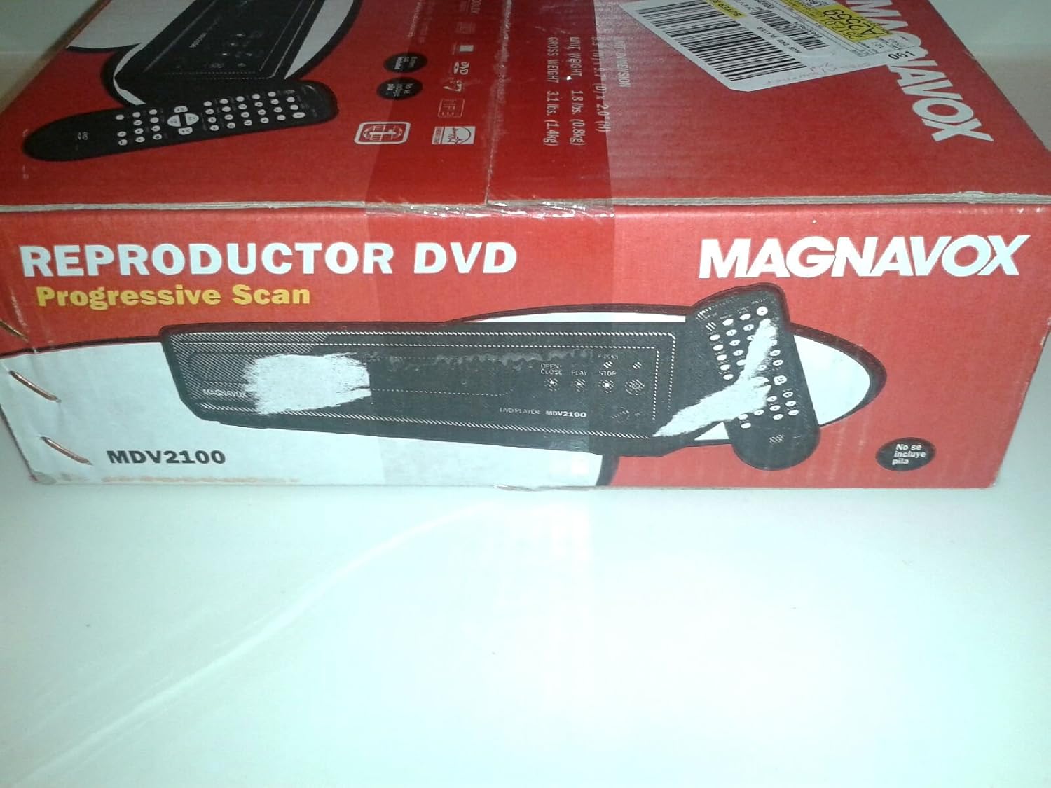 Magnavox Reproductor de DVD Mdv2100f7 Wzoom de exploración progresiva Búsqueda de cámara lenta