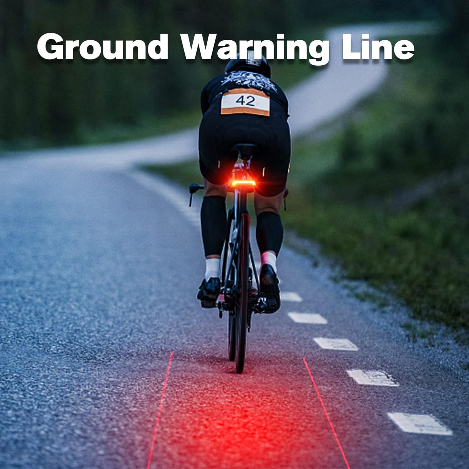 Meilan X5 USB recargable inteligente luz trasera de bicicleta inalámbrica señal de giro luz trasera de bicicleta con control remoto inalámbrico luz