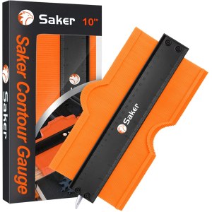 Saker Herramienta para medir y duplicar contornos, bloqueo a 10 pulgadas, ajustable y precisa, ideal para duplicar formas irregulares en trabajos de Saker Herramienta para medir y duplicar contornos, bloqueo a 10 pulgadas, ajustable y precisa, ideal para duplicar formas irregulares en trabajos de