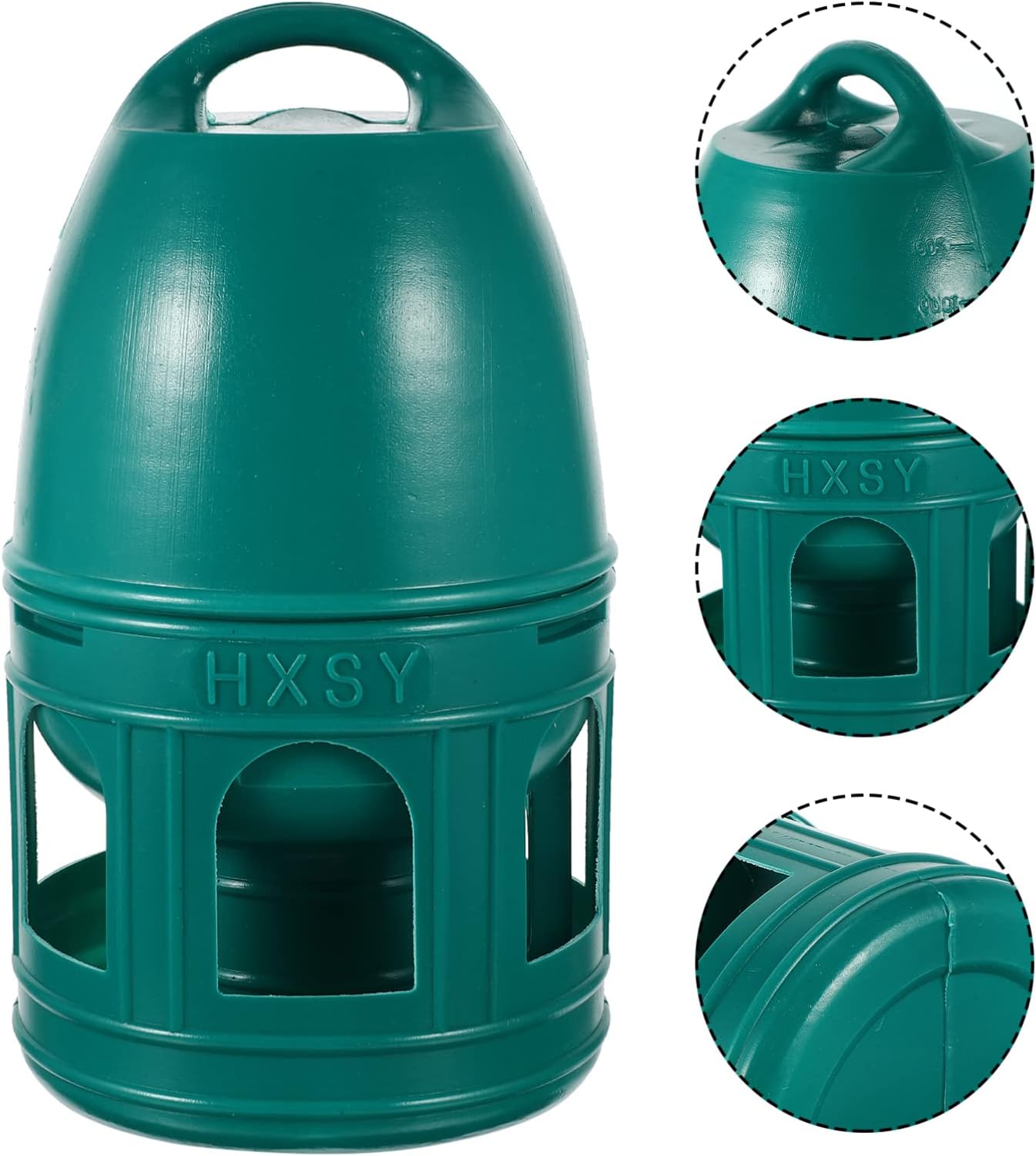 Alipis Dispensador de agua de paloma, tazas de agua de pollo, bebedor de agua para pájaros, bebedero de codornices de plástico, alimentadores