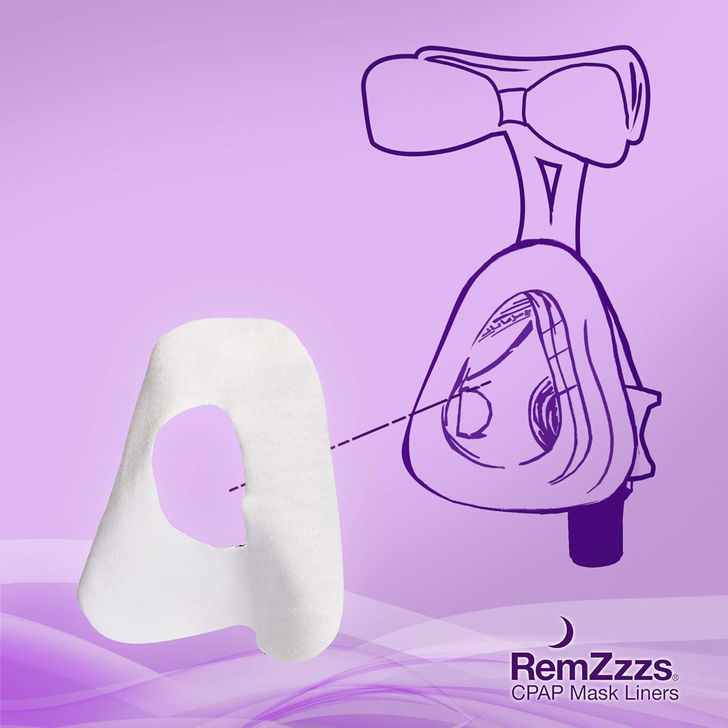 RemZzzs Nasal Cpap Mask Liners (K10-NS) - Reduce las fugas de aire ruidosas y ampollas dolorosas - Suministros y accesorios Cpap - Compatible con - Imagen 5