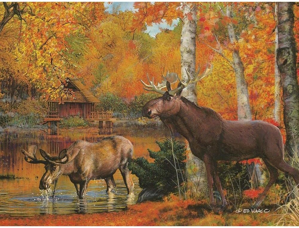 ArtDirect Peaceful Retreat 18×15 Gallery Wrapped Canvas Museum Art by Wargo, Ed