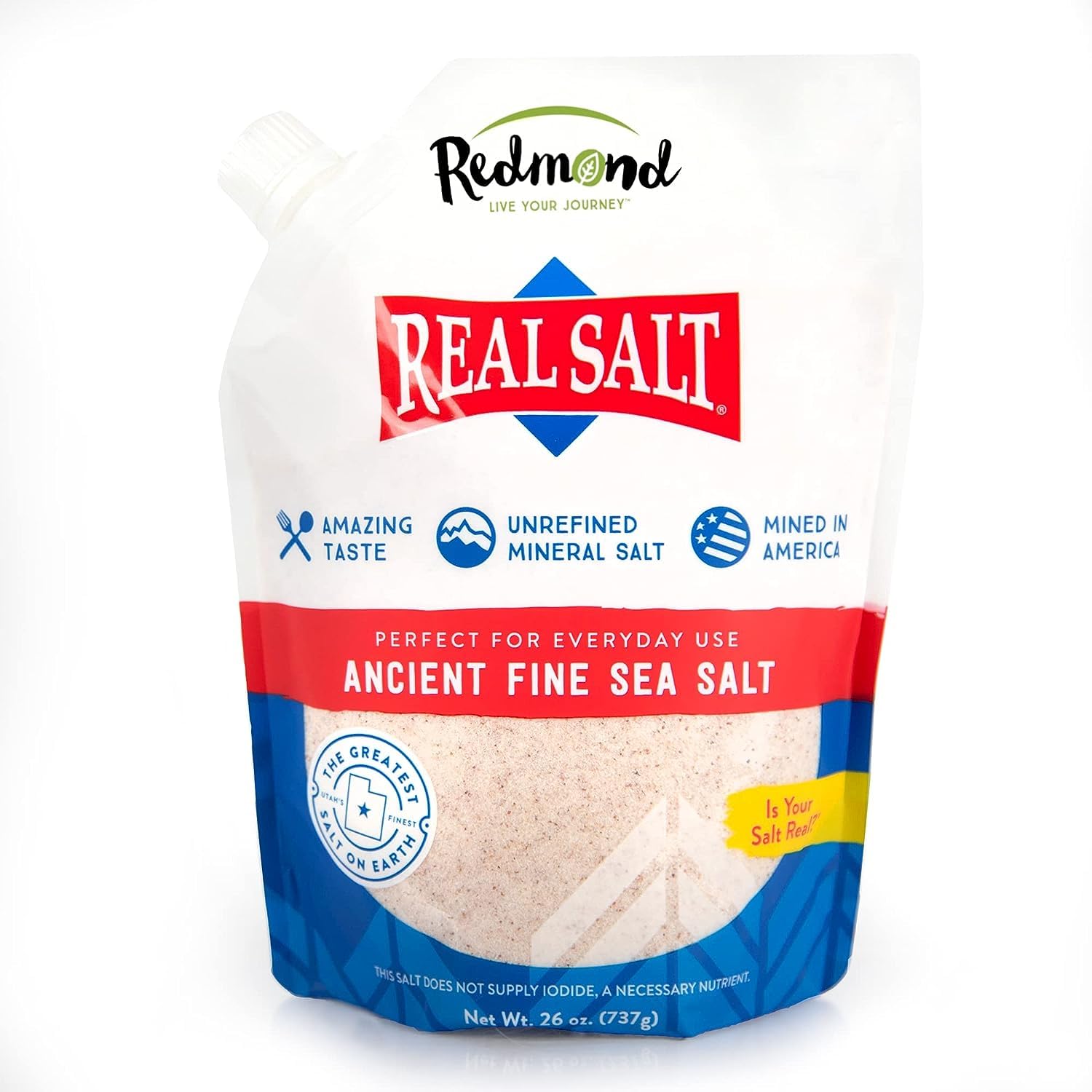 REDMOND REAL SALT – Bolsa de sal real, 26 onzas
