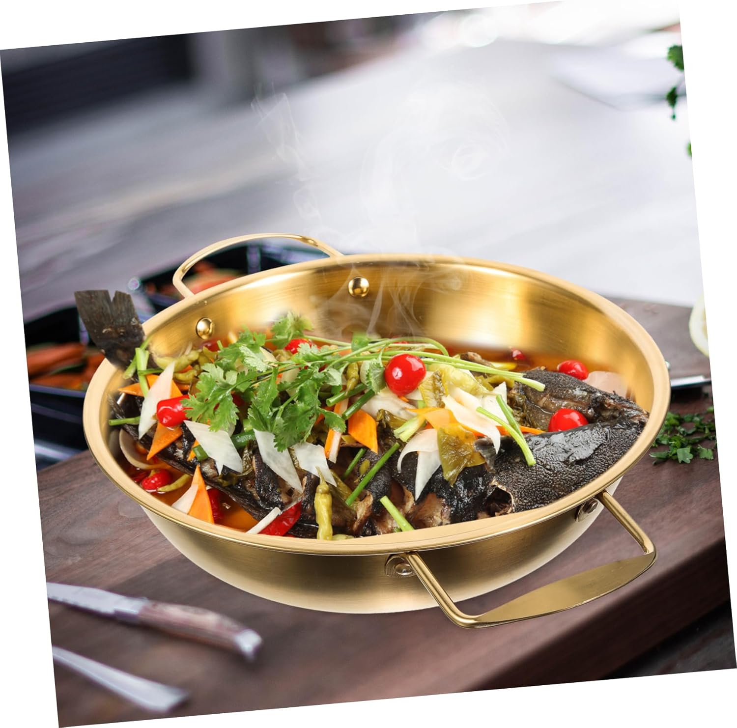 Fondue pot chafing Dish olla caliente olla de cocción de ramen olla de fideos coreanos olla olla de fideos olla de fideos olla de sopa olla de