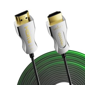 Cable de fibra óptica HDMI 2.1, 48Gbps de alta velocidad, soporta 8K 60Hz, 4K 144Hz YUV 444 HDR, Dolby Vision, HDR10, eARC, HDCP2.2 compatible con Cable de fibra óptica HDMI 2.1, 48Gbps de alta velocidad, soporta 8K 60Hz, 4K 144Hz YUV 444 HDR, Dolby Vision, HDR10, eARC, HDCP2.2 compatible con