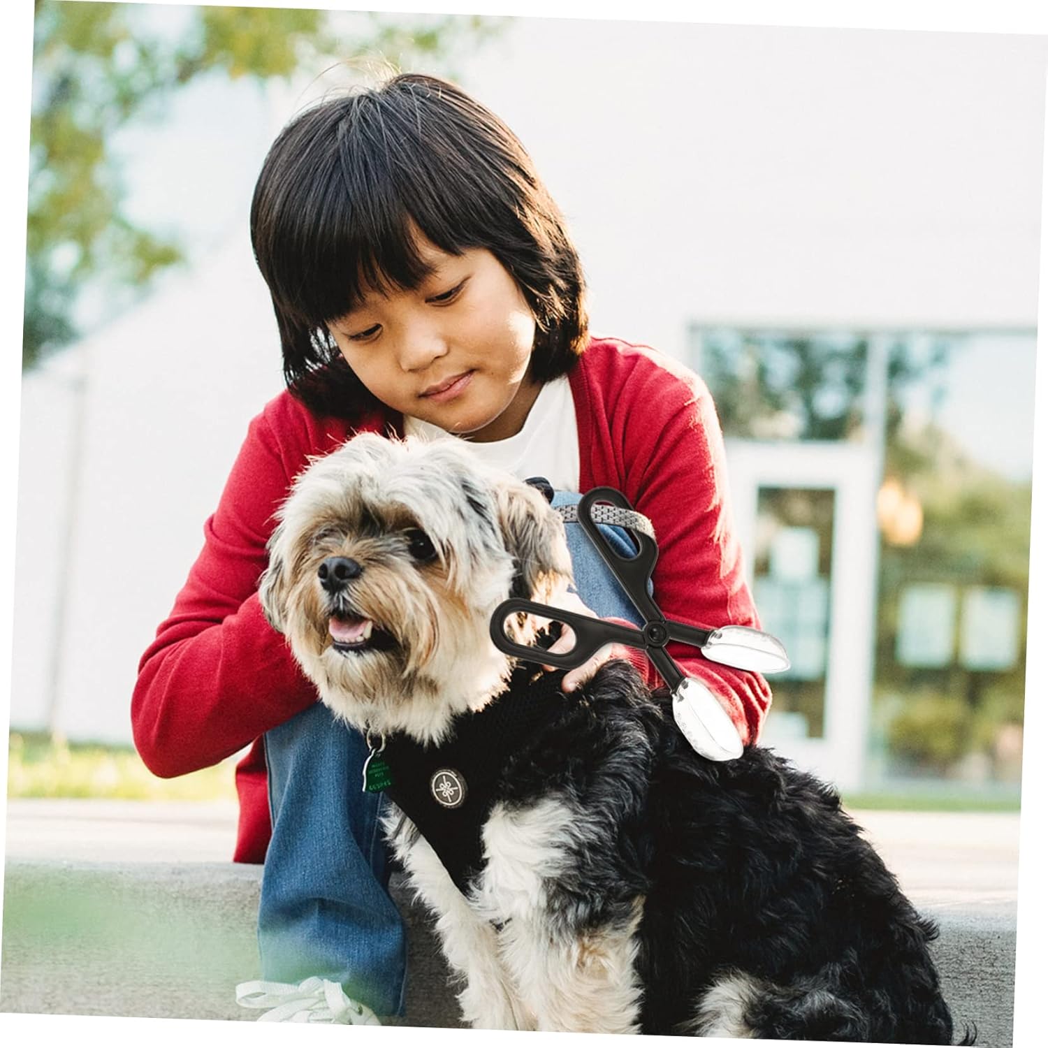 POPETPOP 4 piezas de hámster con clip para desechos de mascotas, para baño, cucharas de excremento de mascotas, eliminación de desechos de mascotas,